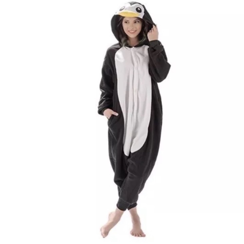 Emolly adult onesie penguin pajamas costume